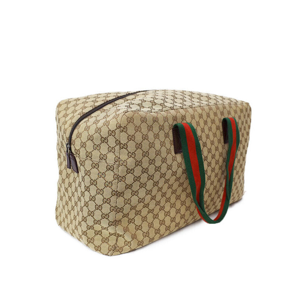 Gucci Bag Brown Shoulder Boston Bag - Picture 1 of 9